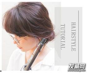 日韩中短发扎发马尾视频